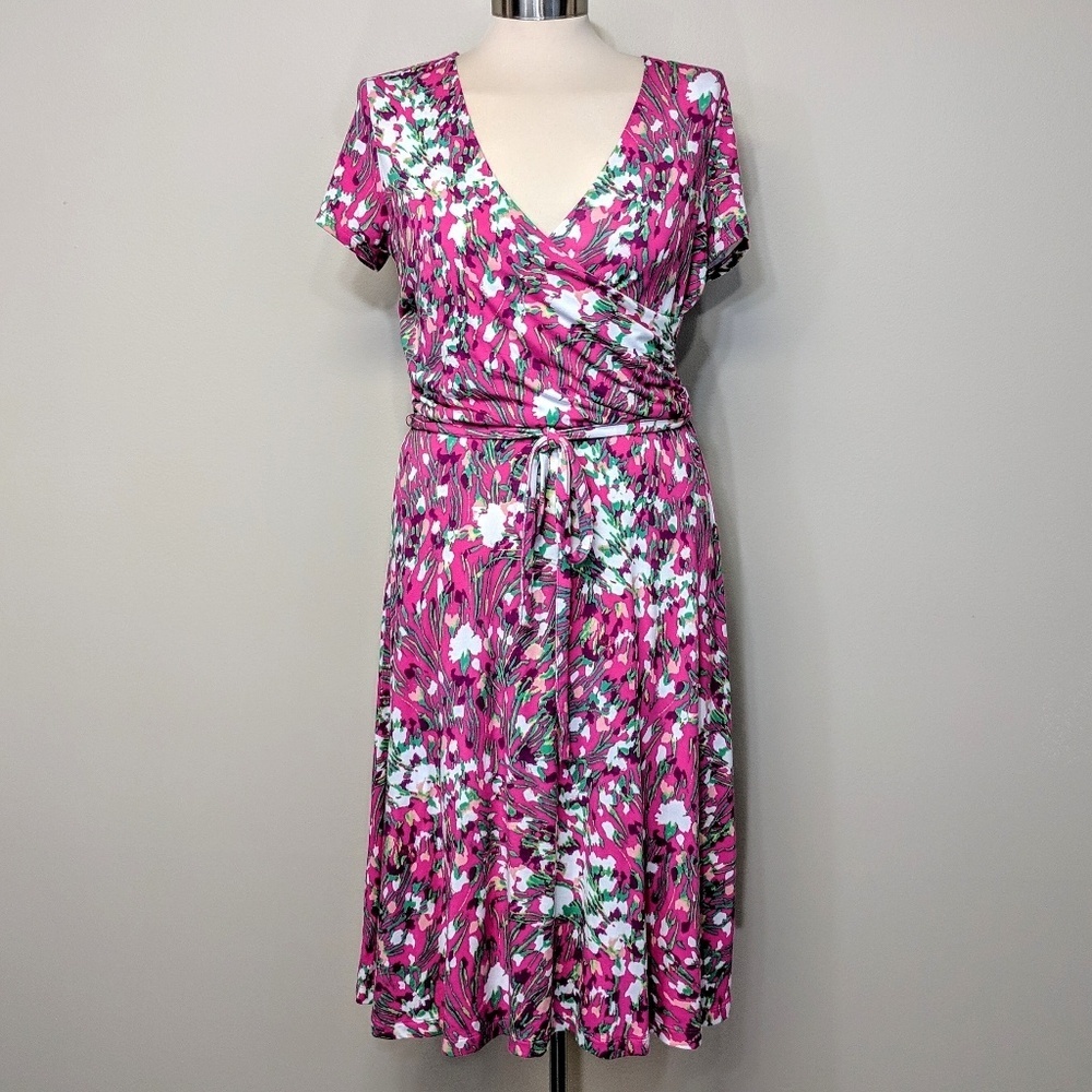 Lands' End Jersey Wrap Dress